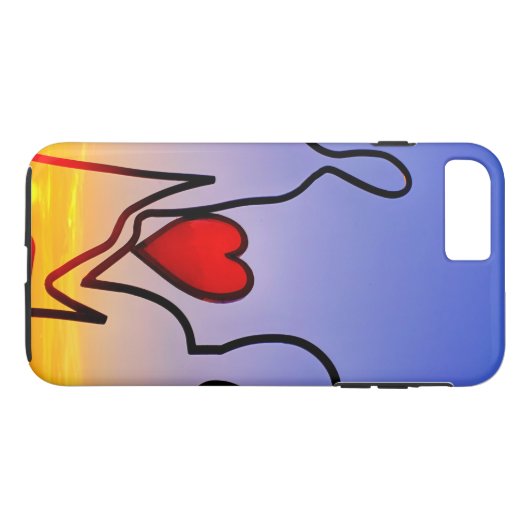 Coques Case-Mate iPhone statue d'amour (Dos (Horizontal))