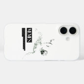 Coques Case-Mate iPhone Statue de chute de Memer Thinking (Verso (horizontal))