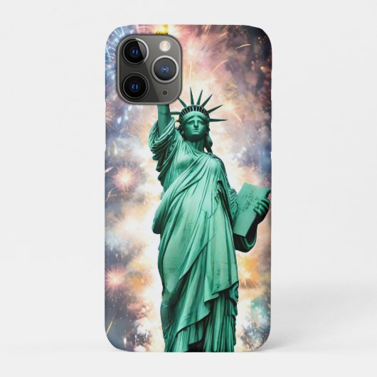 Coques Case-Mate iPhone Statue De La Liberté Feu D'Indépendance, Garçons (Dos)