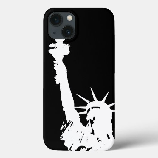 Coques Case-Mate iPhone Statue de la liberté Silhouette (Verso)