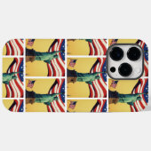 Coques Case-Mate iPhone Statue de la Liberté - USA (Verso (horizontal))