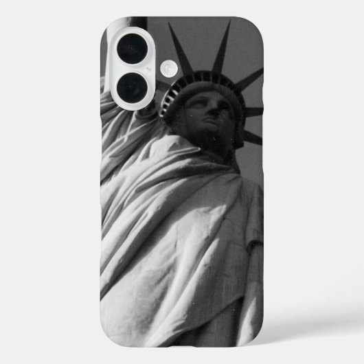 Coques Case-Mate iPhone statue de liberté bw (Verso)