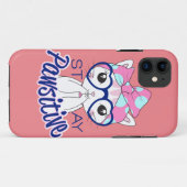 Coques Case-Mate iPhone Stay Pawsitive (Dos (Horizontal))