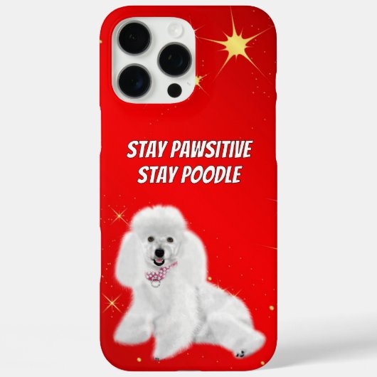 Coques Case-Mate iPhone Stay Pawsitive (Verso)