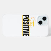 Coques Case-Mate iPhone Stay Positive – Minimal Phone Case (Verso (horizontal))