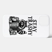 Coques Case-Mate iPhone Stay Trashy Raccoon (Verso (horizontal))