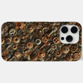 Coques Case-Mate iPhone Steampunk Camo, design industriel, camouflage (Verso (horizontal))