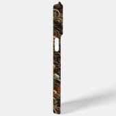 Coques Case-Mate iPhone Steampunk Camo, design industriel, camouflage (Verso / Droite)