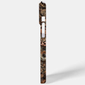 Coques Case-Mate iPhone Steampunk Camo, design industriel, camouflage (Verso / Gauche)