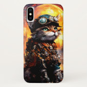 Coques Case-Mate iPhone Steampunk Cat II (Dos)