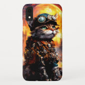 Coques Case-Mate iPhone Steampunk Cat II (Dos)