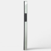 Coques Case-Mate iPhone Steampunk Clock and Turquoise Roses on Striped (Verso / Droite)