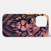Coques Case-Mate iPhone Steampunk Couleur Gradient Lion Rustique (Verso (horizontal))