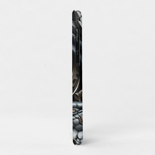 Coques Case-Mate iPhone Steampunk Dragon Eye Closeup Ai Art (Dos/Gauche)