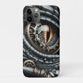 Coques Case-Mate iPhone Steampunk Dragon Eye Closeup Ai Art (Dos)