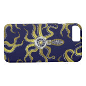 Coques Case-Mate iPhone Steampunk embraye le poulpe Kraken (Dos (Horizontal))