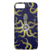 Coques Case-Mate iPhone Steampunk embraye le poulpe Kraken (Dos)