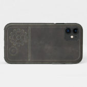 Coques Case-Mate iPhone Steampunk en bronze (Dos (Horizontal))