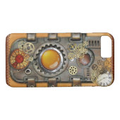 Coques Case-Mate iPhone Steampunk en cuir (Dos (Horizontal))