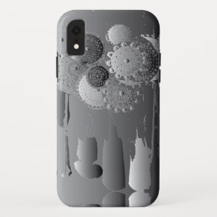 Case-Mate iPhone Case Steampunk Floral Métal Gris