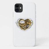 Coques Case-Mate iPhone Steampunk Heart with a Manometer (Dos)