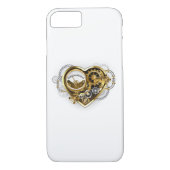 Coques Case-Mate iPhone Steampunk Heart with a Manometer (Dos)