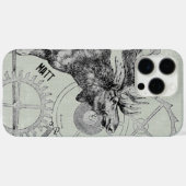 Coques Case-Mate iPhone Steampunk Moose Wildlife (Verso (horizontal))