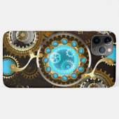 Coques Case-Mate iPhone Steampunk Rusty Background (Dos (Horizontal))