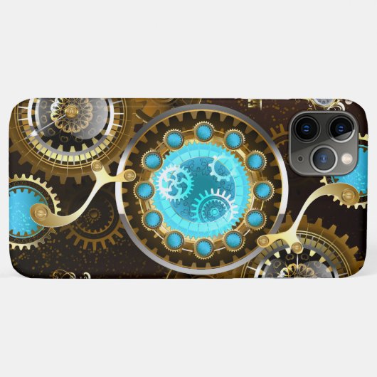Coques Case-Mate iPhone Steampunk Rusty Background (Dos (Horizontal))