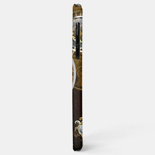 Coques Case-Mate iPhone Steampunk Rusty Background (Dos/Gauche)