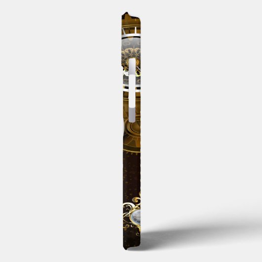 Coques Case-Mate iPhone Steampunk Rusty Background (Verso / Gauche)