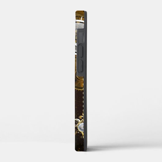Coques Case-Mate iPhone Steampunk Rusty Background (Verso / Gauche)
