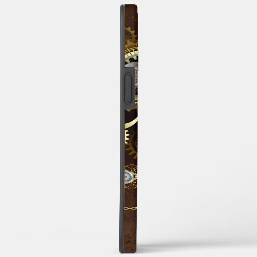 Coques Case-Mate iPhone Steampunk Rusty Background (Verso / Droite)