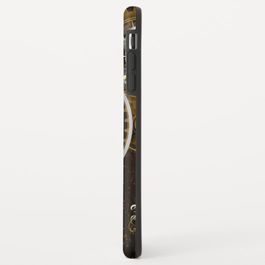 Coques Case-Mate iPhone Steampunk Rusty Background (Dos/Gauche)