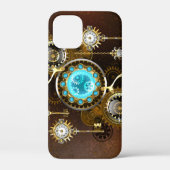 Coques Case-Mate iPhone Steampunk Rusty Background (Verso)