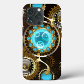 Coques Case-Mate iPhone Steampunk Rusty Background (Verso)
