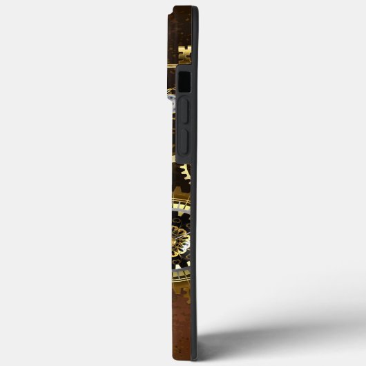 Coques Case-Mate iPhone Steampunk Rusty Background (Verso / Gauche)