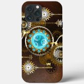 Coques Case-Mate iPhone Steampunk Rusty Background (Verso)