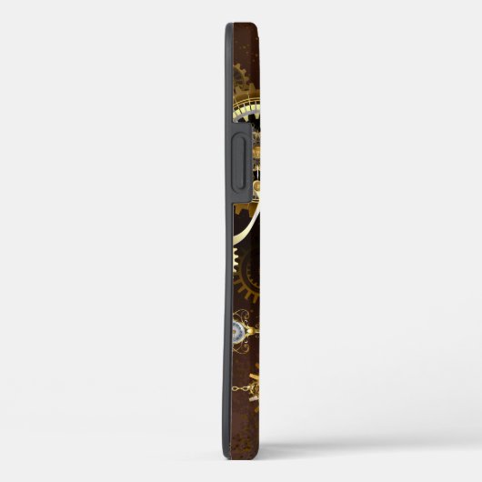 Coques Case-Mate iPhone Steampunk Rusty Background (Verso / Droite)