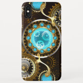 Coques Case-Mate iPhone Steampunk Rusty Background (Dos)