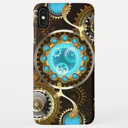 Coques Case-Mate iPhone Steampunk Rusty Background (Dos)