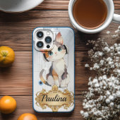 Coques Case-Mate iPhone Steampunk Tech Cat Music Lover Custom Name Case-Ma