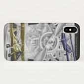 Coques Case-Mate iPhone Stearman Biplane (Dos (Horizontal))