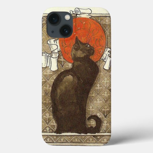 Coques Case-Mate iPhone Steinlein's Cat - Art Nouveau (Verso)