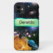 Coques Case-Mate iPhone Stellar Technological Sci-Fi Aventure (Dos)