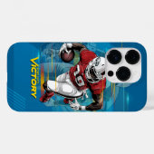 Coques Case-Mate iPhone Step into Victory Football Américain (Verso (horizontal))