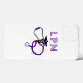 Coques Case-Mate iPhone Stéthoscope des infirmières LPN (Verso (horizontal))