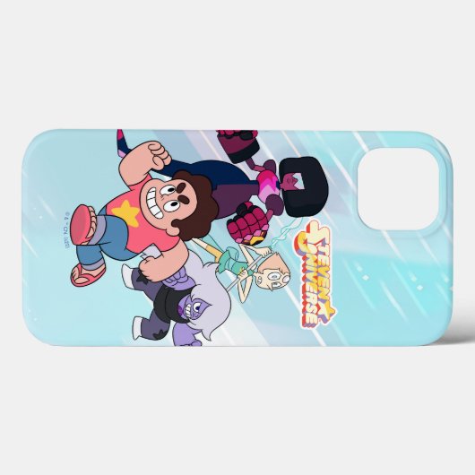 Coques Case-Mate iPhone Steven Universe | Crystal Gem Group Action (Verso (horizontal))