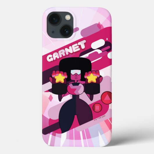 Coques Case-Mate iPhone Steven Universe | Graphique de caractères Garnet (Verso)
