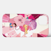 Coques Case-Mate iPhone Steven Universe | Héritage du quartz Rose (Verso (horizontal))